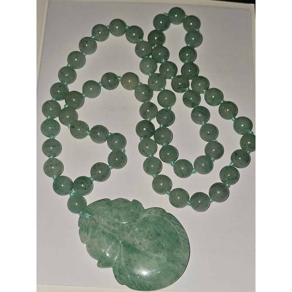 Green Jade Jadeite Necklace